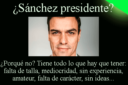 Pedro Sánchez va en serio
