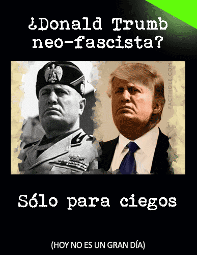 ¿Trumb fascista?
